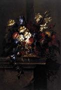 Arellano, Juan de Basket of Flowers on a Plinth Germany oil painting reproduction